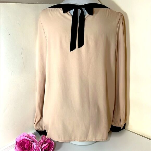 Ann Taylor Loft Pretty Tied Ribbon Long Sleeve Blouse - Bundle 3 - Free Shipping - Picture 1 of 6